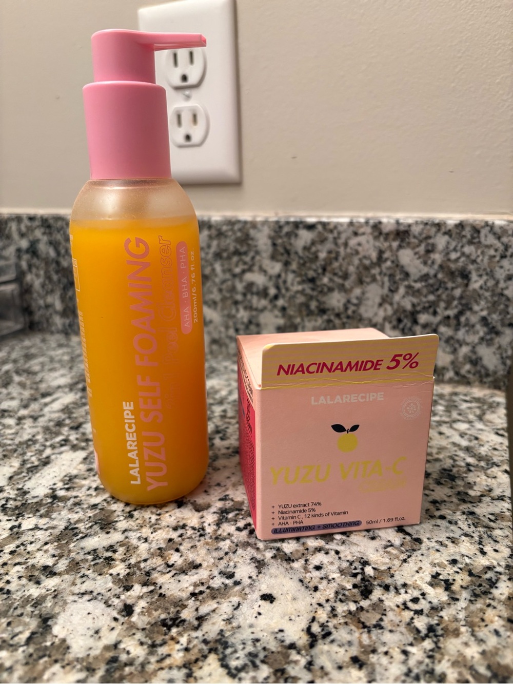Lalarecipe - Yuzu Cleanser & Vitamin C Cream Bundle - Korean Skincare